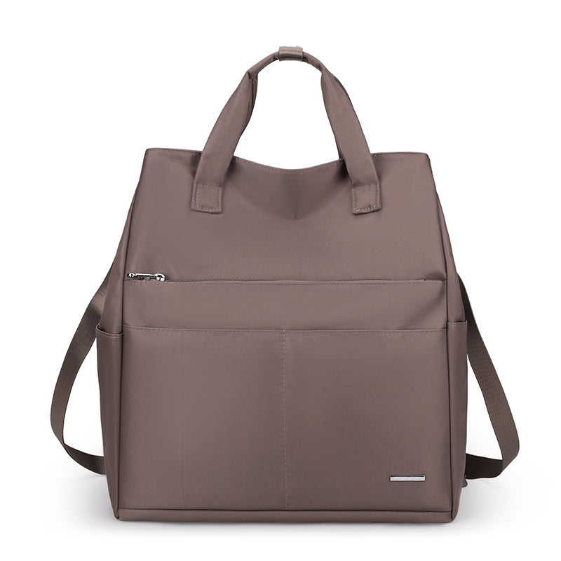 Large Capacity Nylon Canvas Class Commuter Computer Women's Backpack