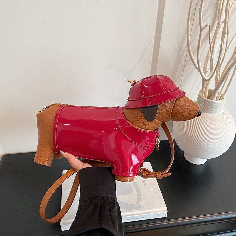 Trendy Creative Puppy One Female Street Western Style Women's Shoulder Bag