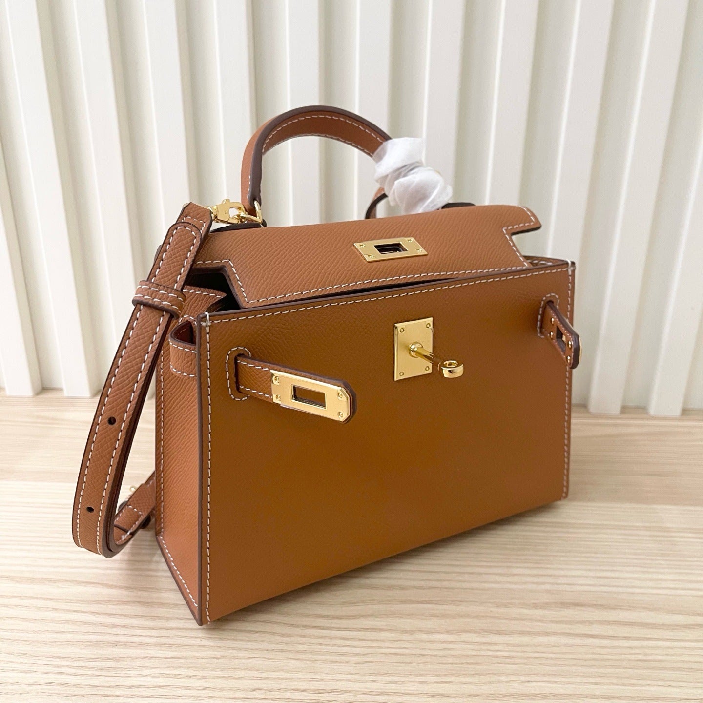 Women's Second Generation Kelly Hand Palm Print Cowhide Commuter Bags