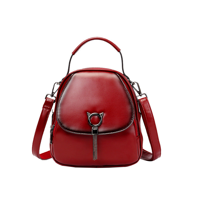 Creative Women's Genuine Leather Fashionable Soft Women's Backpack