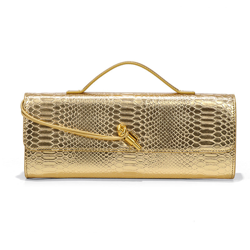Women's Holding Dinner Vintage Stone Pattern Chinese Baguette Organ Women's Handbag