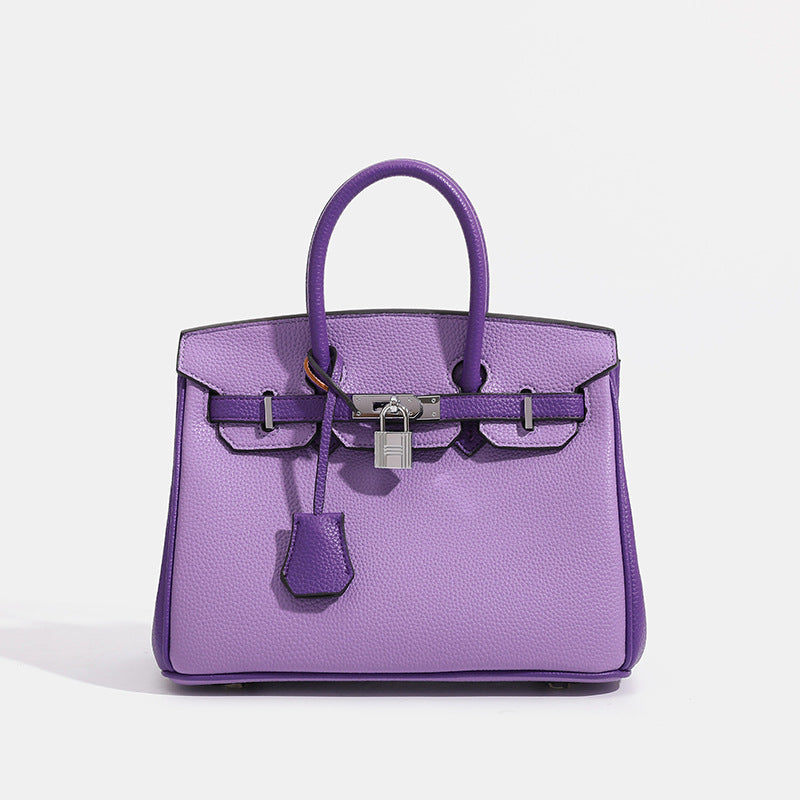 Lychee Pattern Color Matching Single Large Capacity Bags