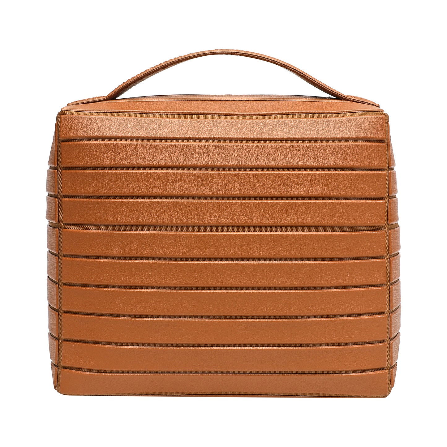 Striped Beautiful Storage Commuter Three-dimensional Portable Makeup Bag
