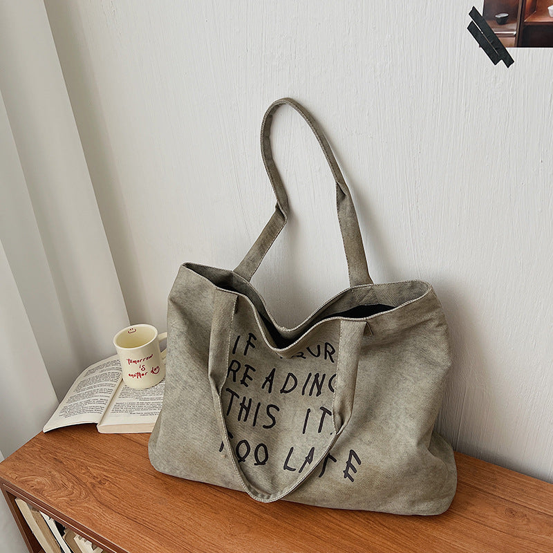 Women's Capacity Fashion Retro Large Commuter Shoulder Bags