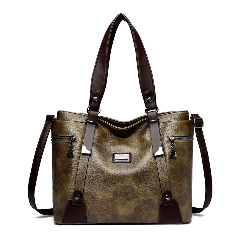 Women's Fashion Trendy Versatile Large Capacity Hand Women's Messenger Bag