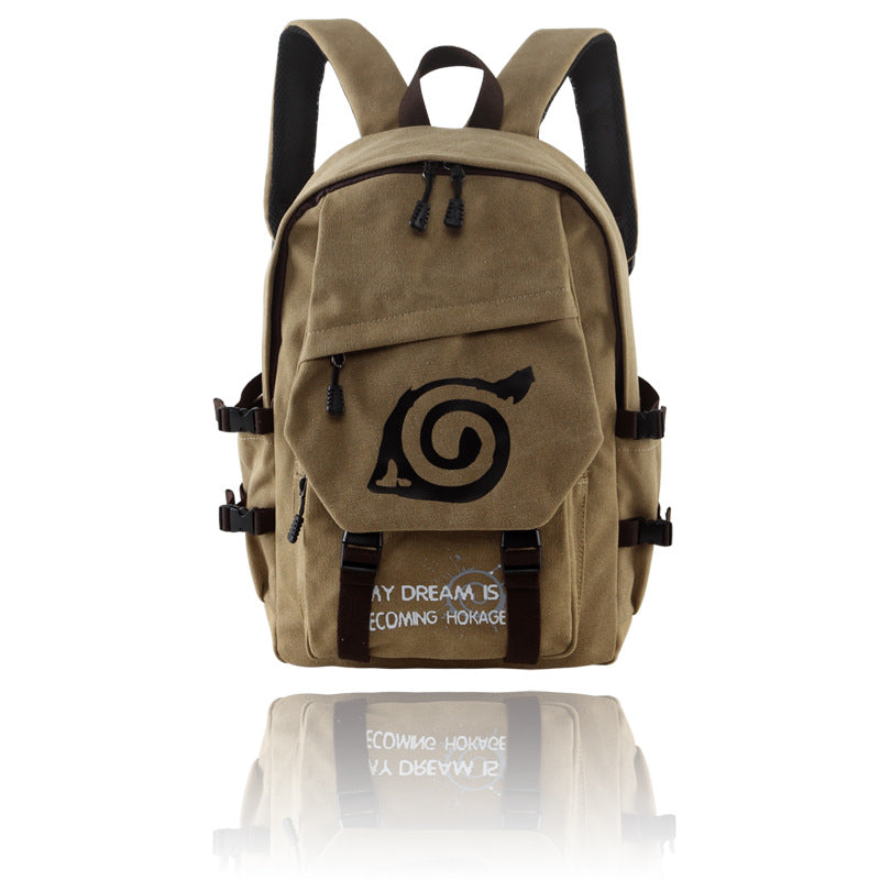 Beautiful Men's Canvas Simple Korean Style Leisure Backpack