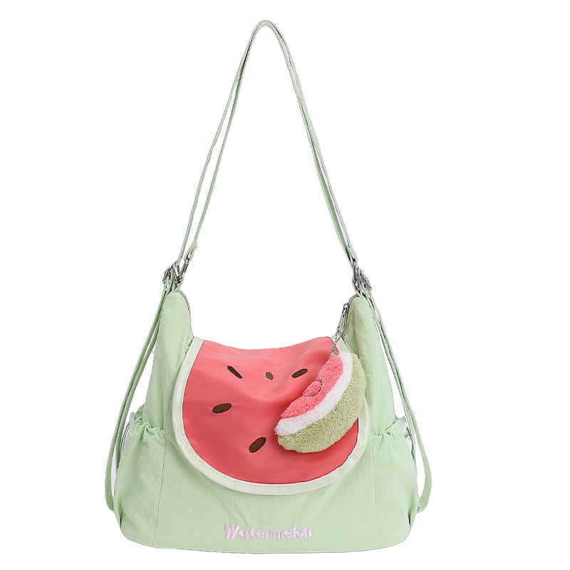 Women's Idle Style Fashion Crescent Dumpling Simple Solid Color Women's Shoulder Bag