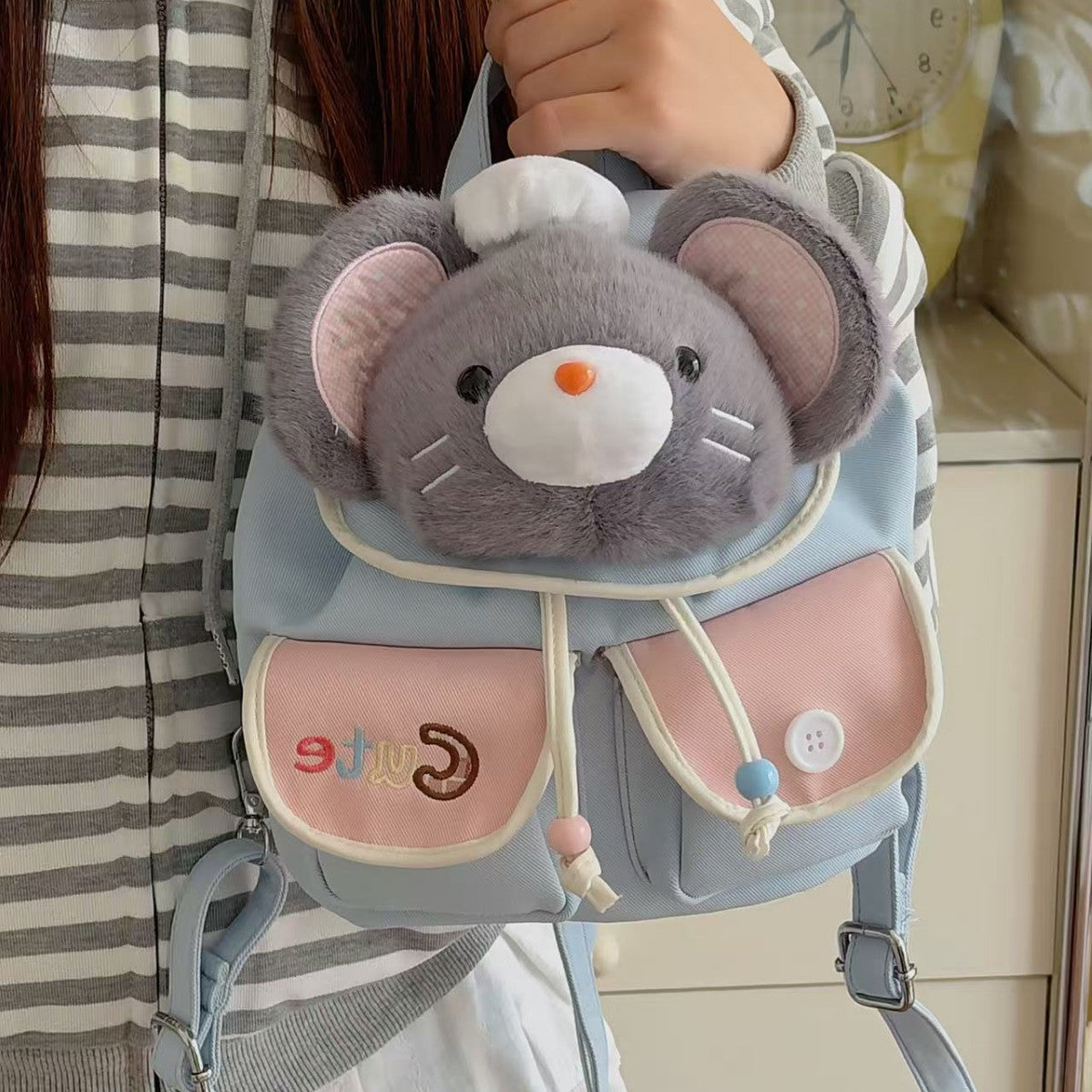 Cute Plush Doll Good-looking Cartoon Commuting Bags