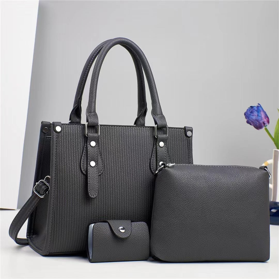 Women's Three-piece Set Mother Portable Large Capacity Tote Bag