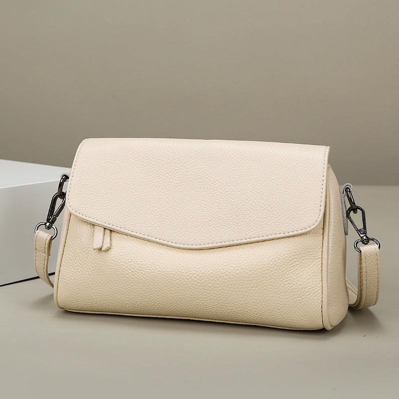 Women's Genuine Leather Fashion Large Capacity Pillow Women's Messenger Bag