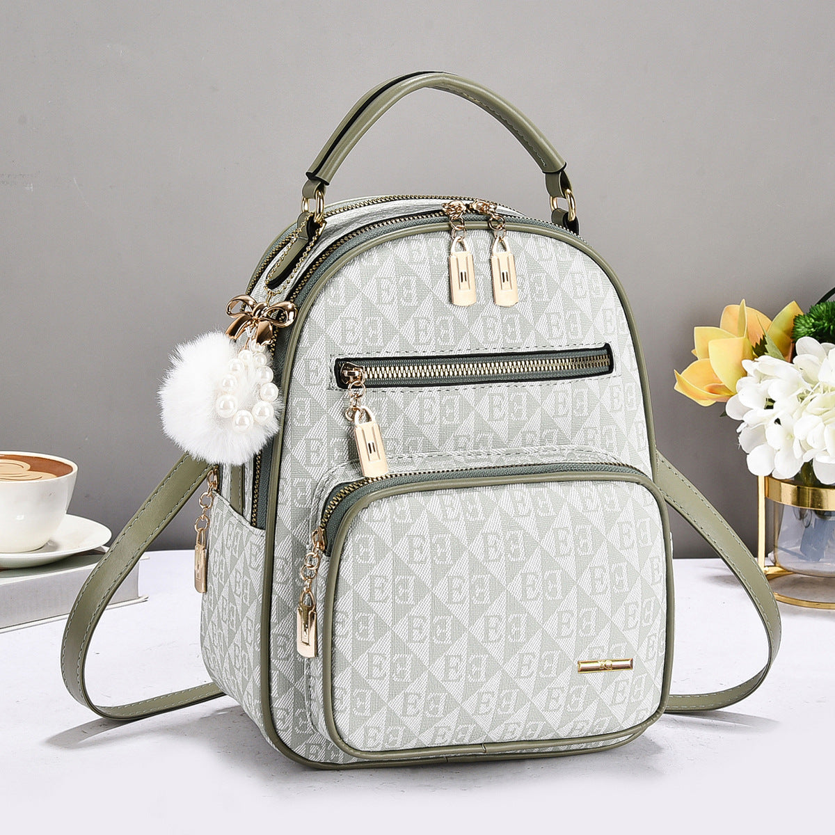New Slouchy Women's Fashion Printed Spring Backpacks
