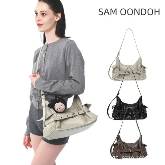 Glamorous Niche Motorcycle Fashion Large Capacity Underarm Bag