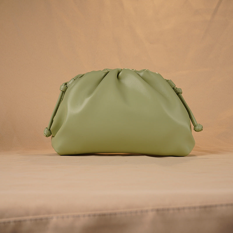 Women's Pleated Dumpling Commuter Solid Color Simple Bags