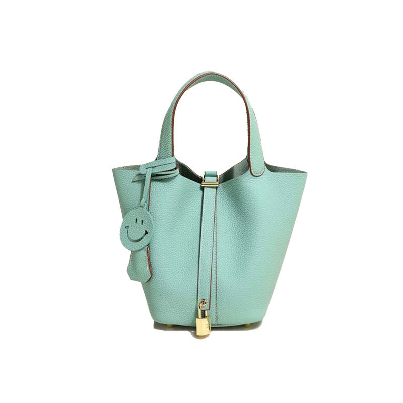 Women's Vegetable Basket Summer Imported Cowhide Handbags