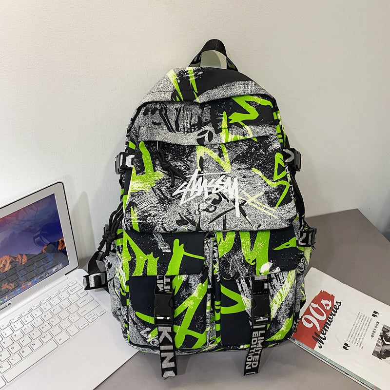 Women's & Men's Large Capacity Iti Trendy Computer Leisure Backpack