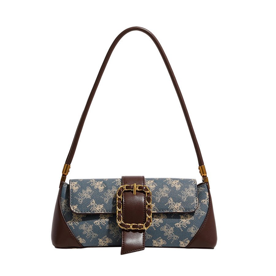Women's Versatile High-grade Retro Baguette For Minority Bags