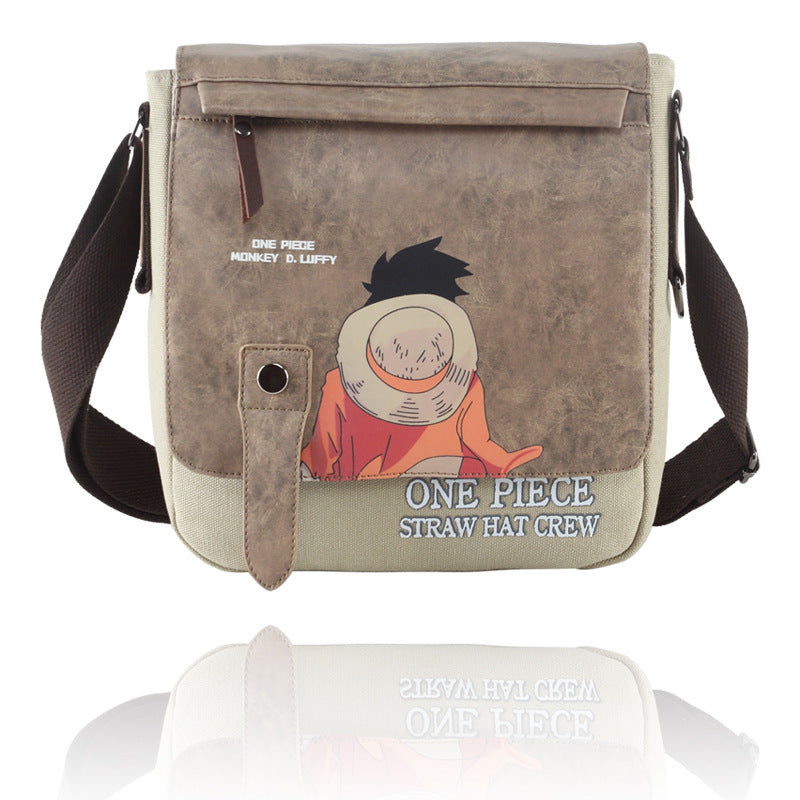 Slouchy Women's Canvas Blue Boy Commute Men's Messenger Bag