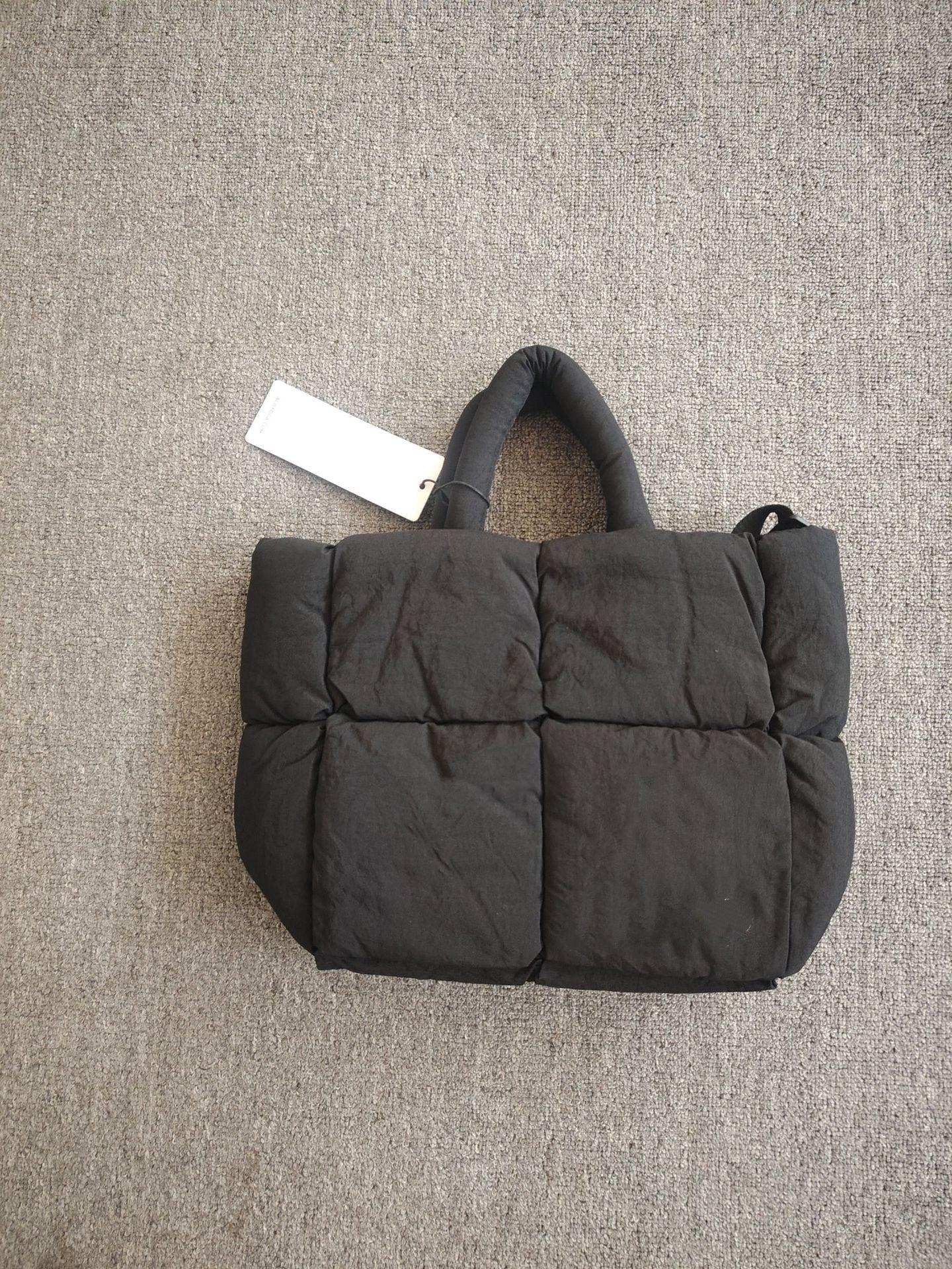 Women's Solid Color Letter Printing Large Capacity Women's Handbag