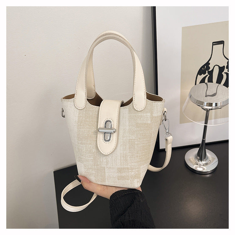 Women's Advanced Texture Light Luxury Portable Vegetable Basket Bags