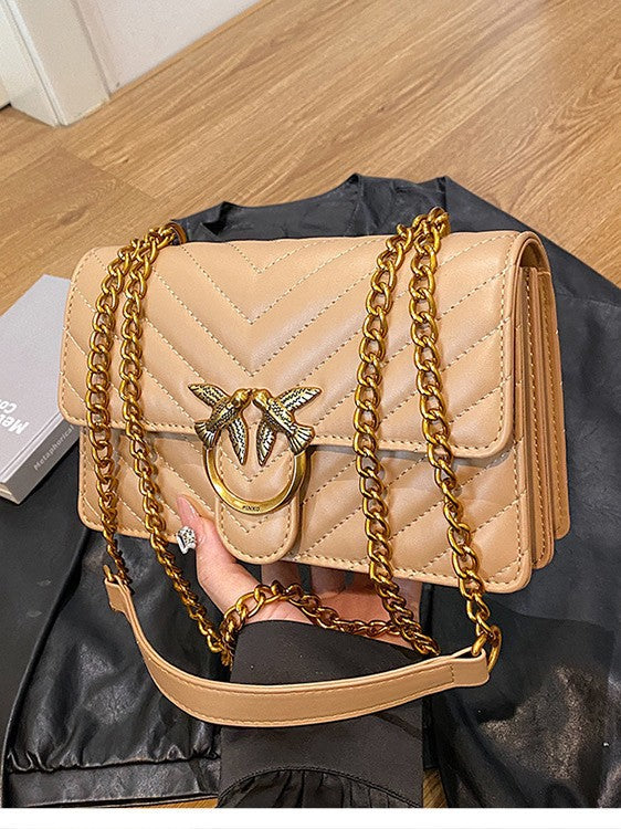 Twill Fashion Swallow Exquisite Underarm Chain Bags