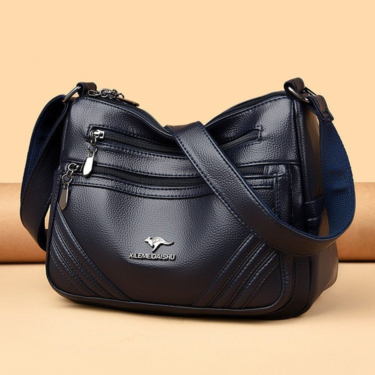 Mom Zipper Autumn Sewing Line Popular Women's Messenger Bag