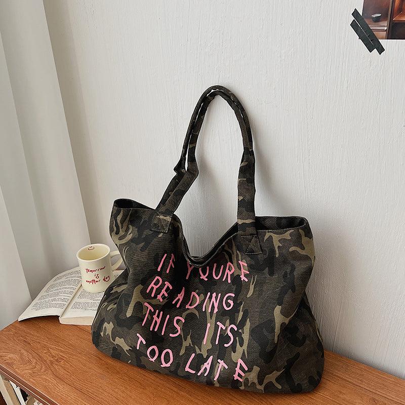 Women's Capacity Fashion Retro Large Commuter Shoulder Bags