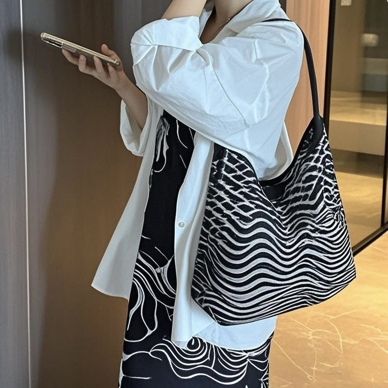 Large Foldable Presbyopic Portable Shopping Capacity Handbags