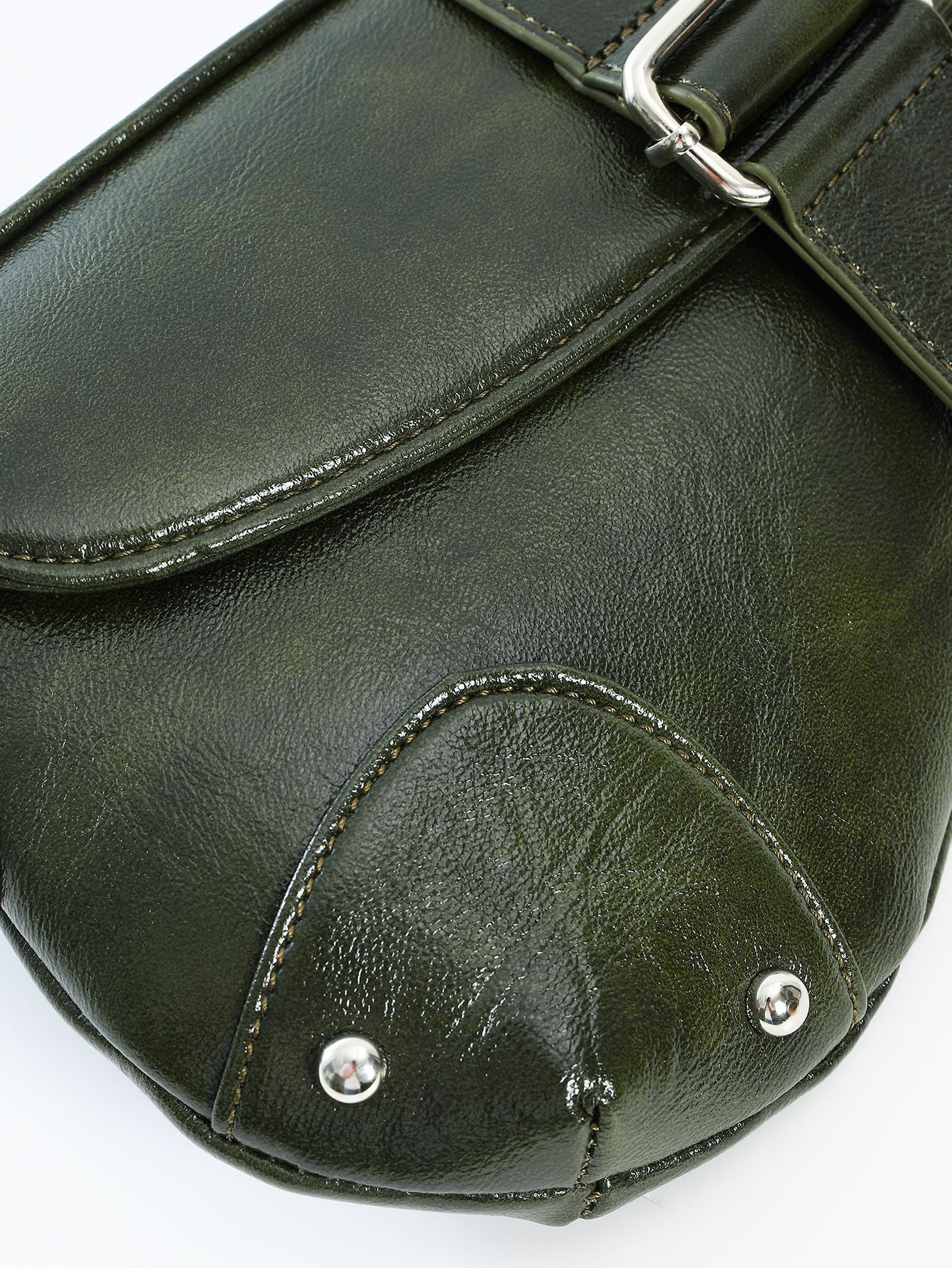 Women's Niche Oil Wax Leather Irregular Retro Shoulder Bags