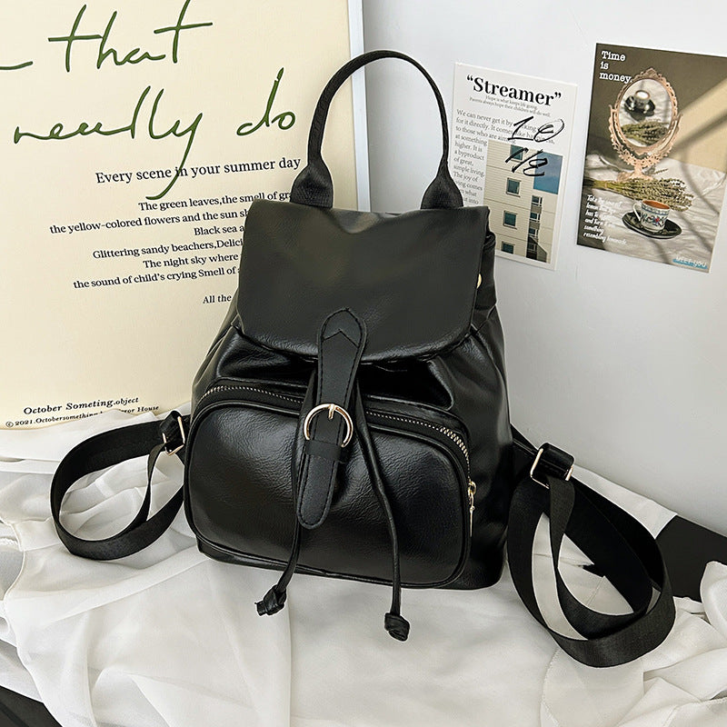 Women's Vintage Trendy Fashion Preppy Style Versatile Large Women's Backpack