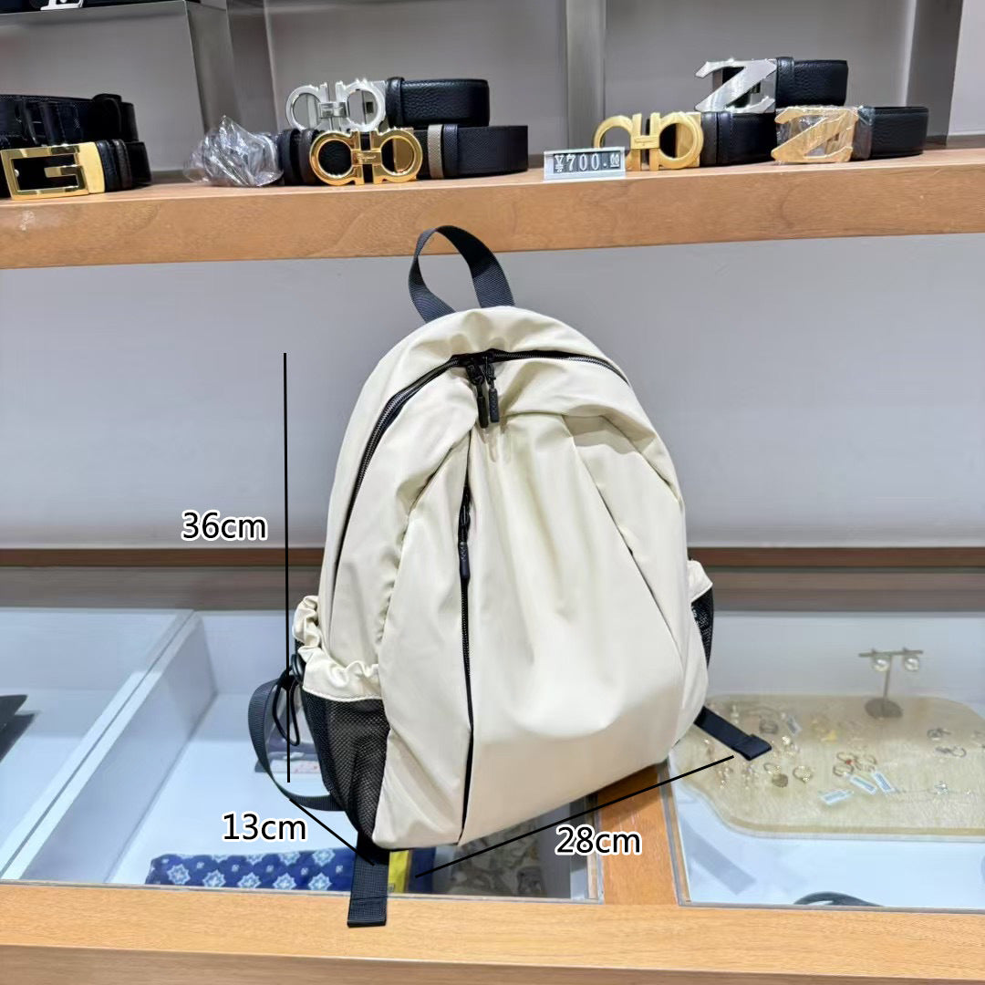 Women's Idle Style Large Capacity Texture Outing Backpacks