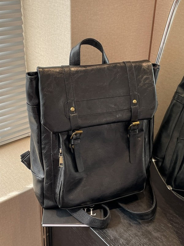 British Style Vintage Female College Class Women's Backpack