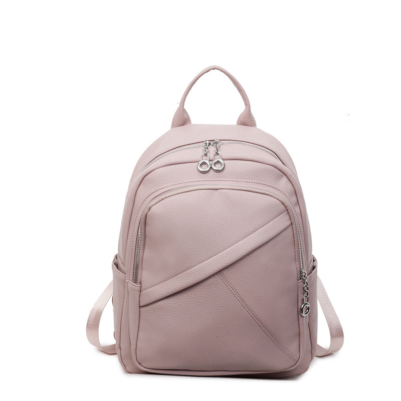 Versatile Women's Retro Fashion Commuter Textured Women's Backpack