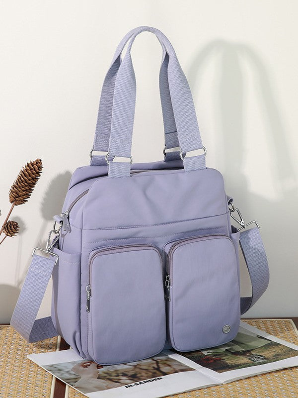 Style Simple Zipper Fashion Korean Large Women's Messenger Bag