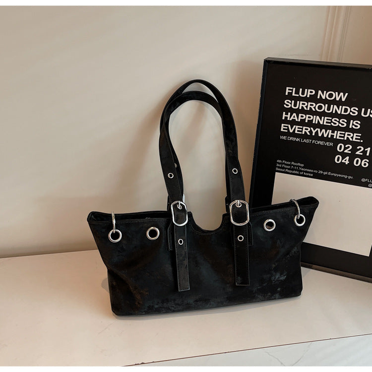 Women's Soft Leather Suede Retro Trendy High Bags