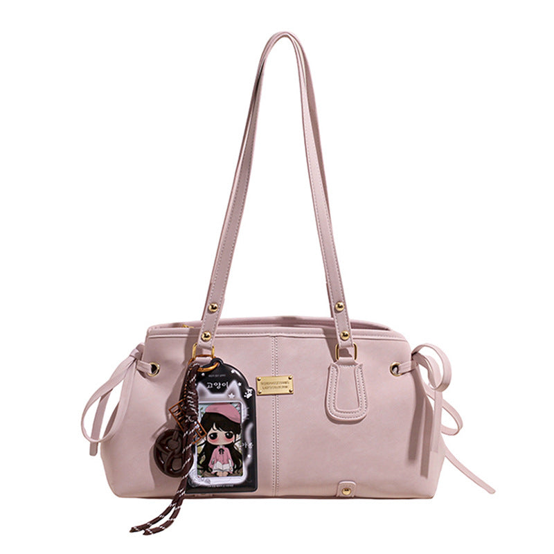 Women's Commuter Retro Frosted Fashion Large Capacity High-grade Hand-held Underarm Bag