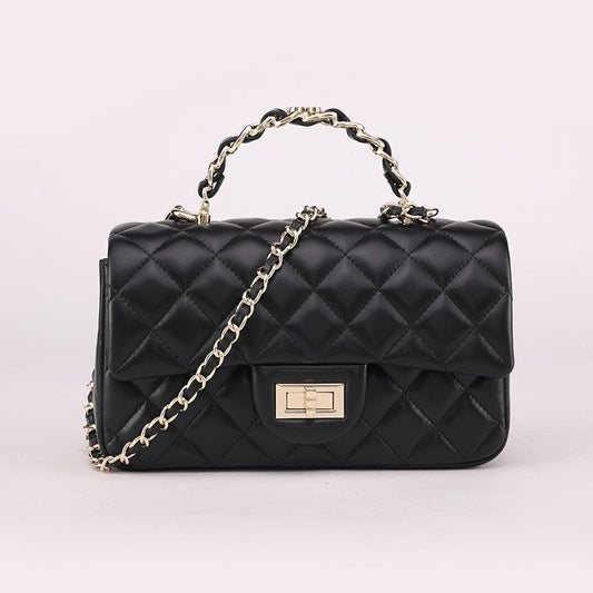 Classic Style Rhombus Chain Jelly Sweet Cute Lady Phone Bags