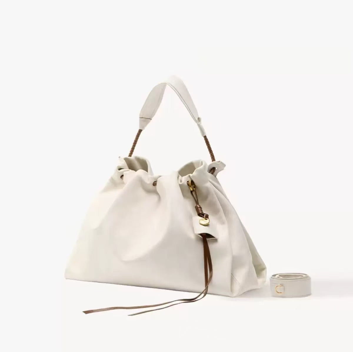 Garbage Large Capacity Underarm Commuter Hobo Tote Bag
