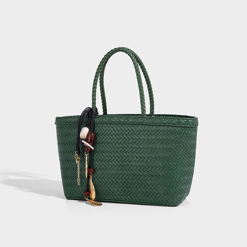 Charming Women's High-grade Knitting Fashionable Commuter Bags