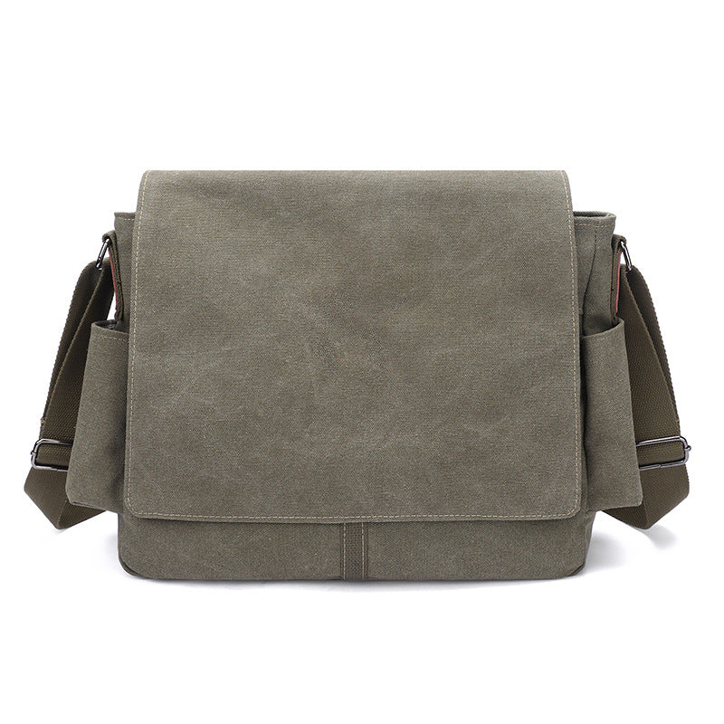Men's People Retro Large Capacity Practical Red Star Shoulder Bags