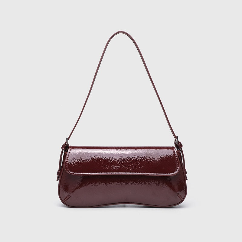 Baguette Spring Idle Style Fashion Simple Commute Flip Underarm Bag