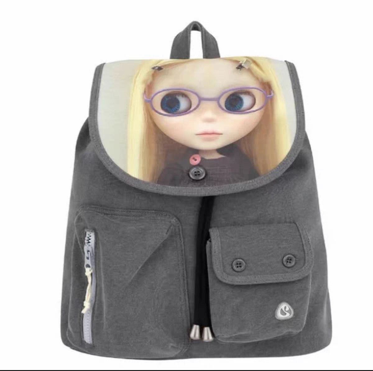 Cute Cartoon Doll For Early Spring Leisure Backpack