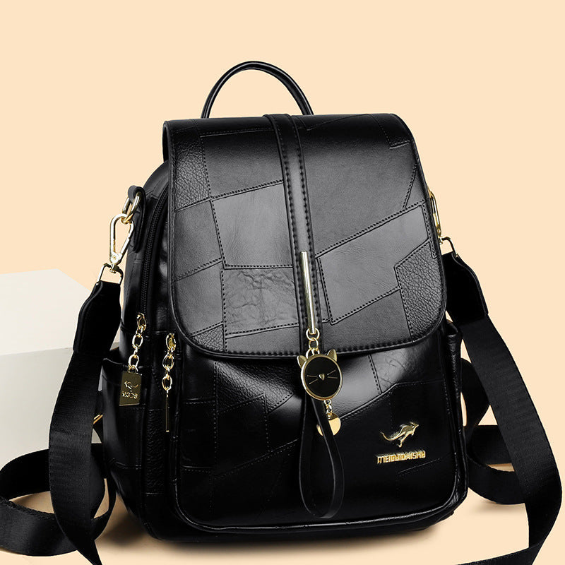 Innovative Trendy Women's Soft Leather Lightweight Travel Bags