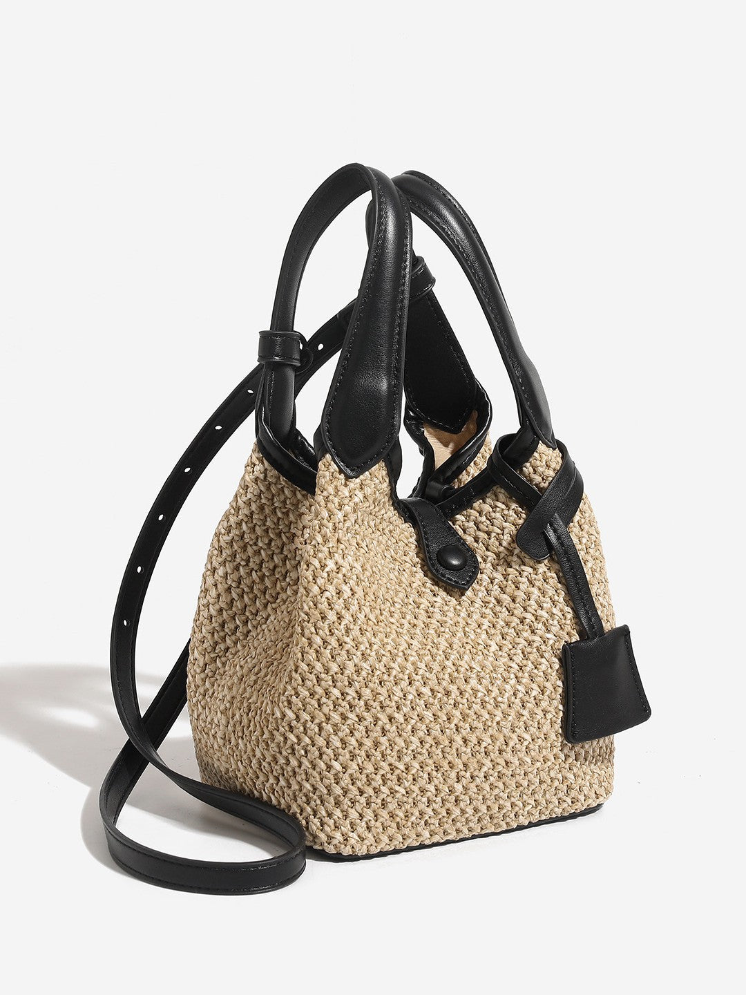 Niche Straw Woven Vegetable Basket Beach Vacation Bags