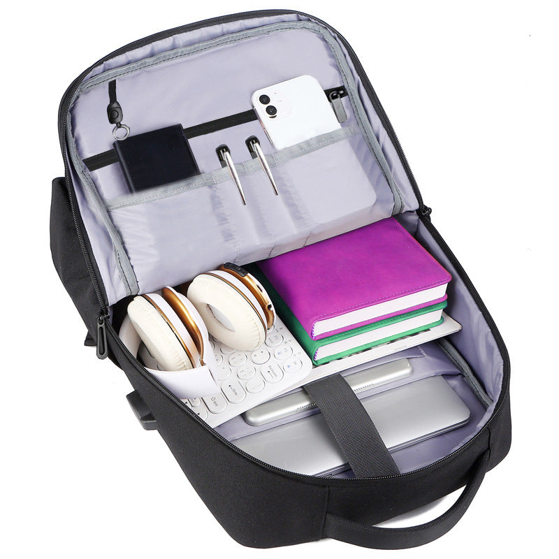 Men's Large Capacity Fashion Trip Simple Versatile Business Backpack
