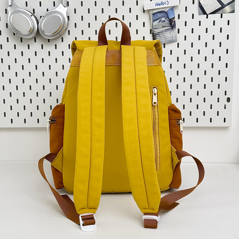 Women's Solid Color Simple Drawstring Out Bags