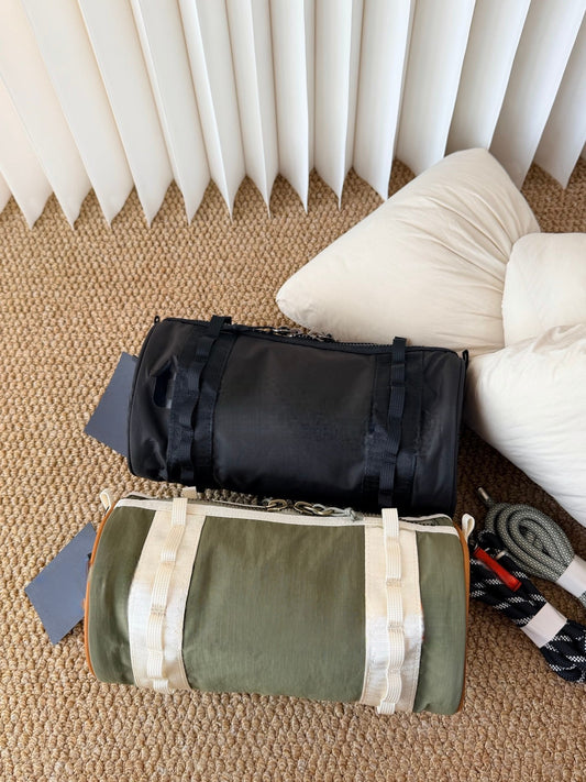 Design Mechanical Style Cylindrical Fashion Nylon Bags