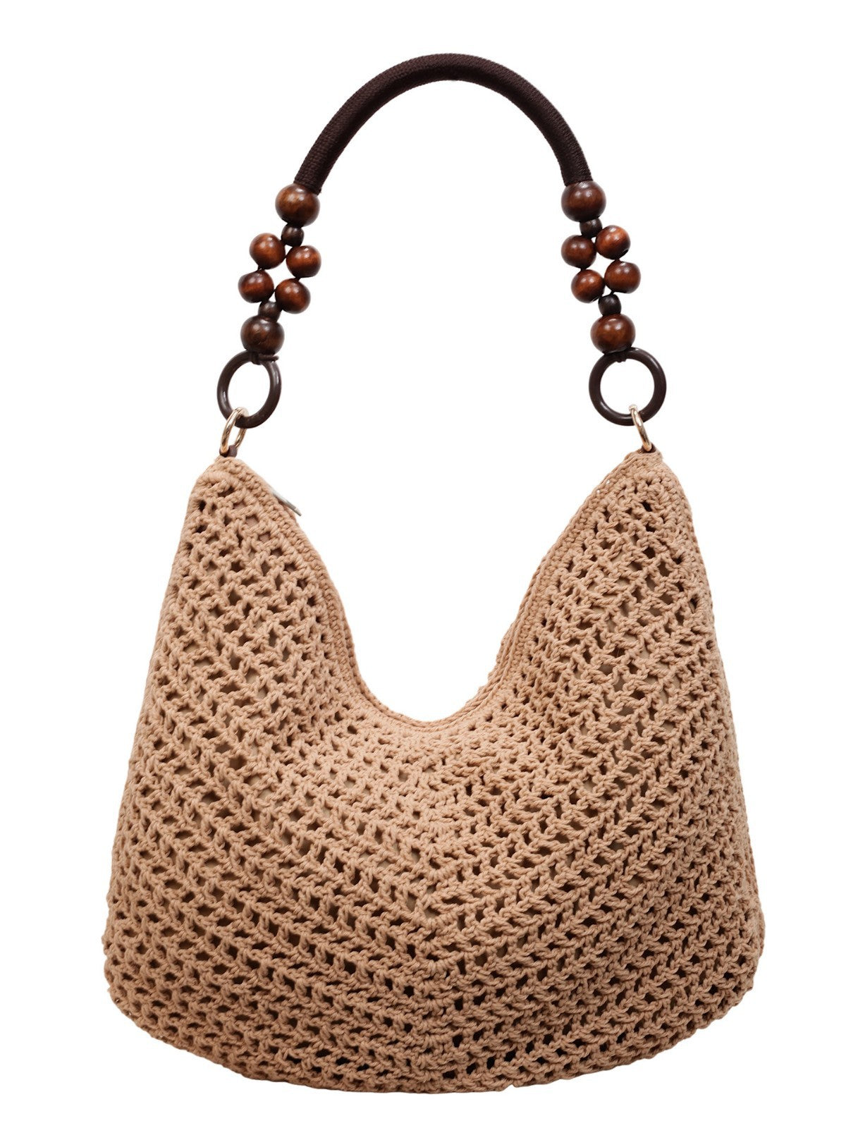 Women's Seaside Vacation Style Fashion Beach Woven Large Capacity Shoulder Bags