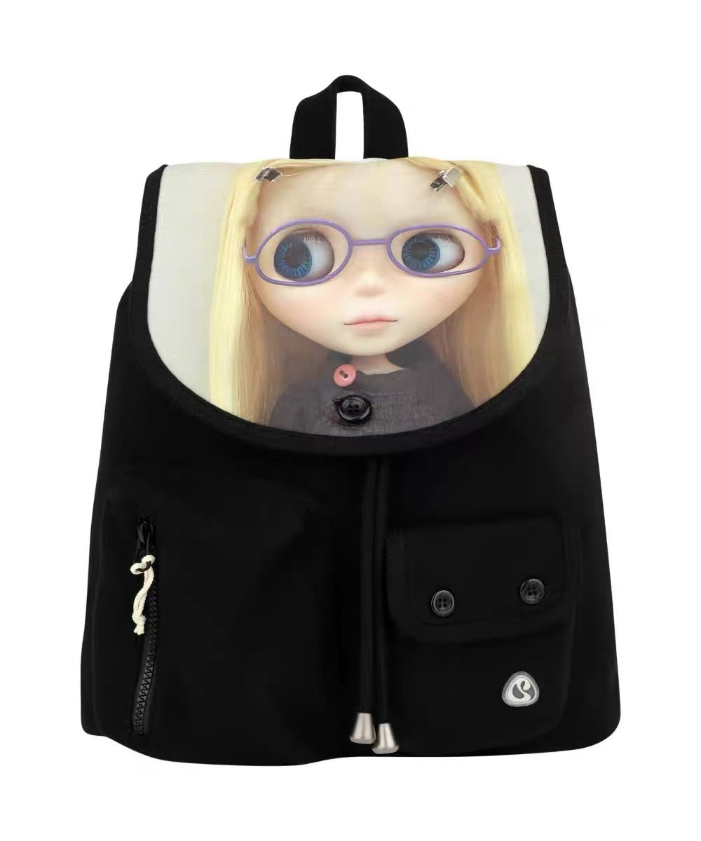 Gothic Style Large Capacity Niche Cartoon Women's Backpack