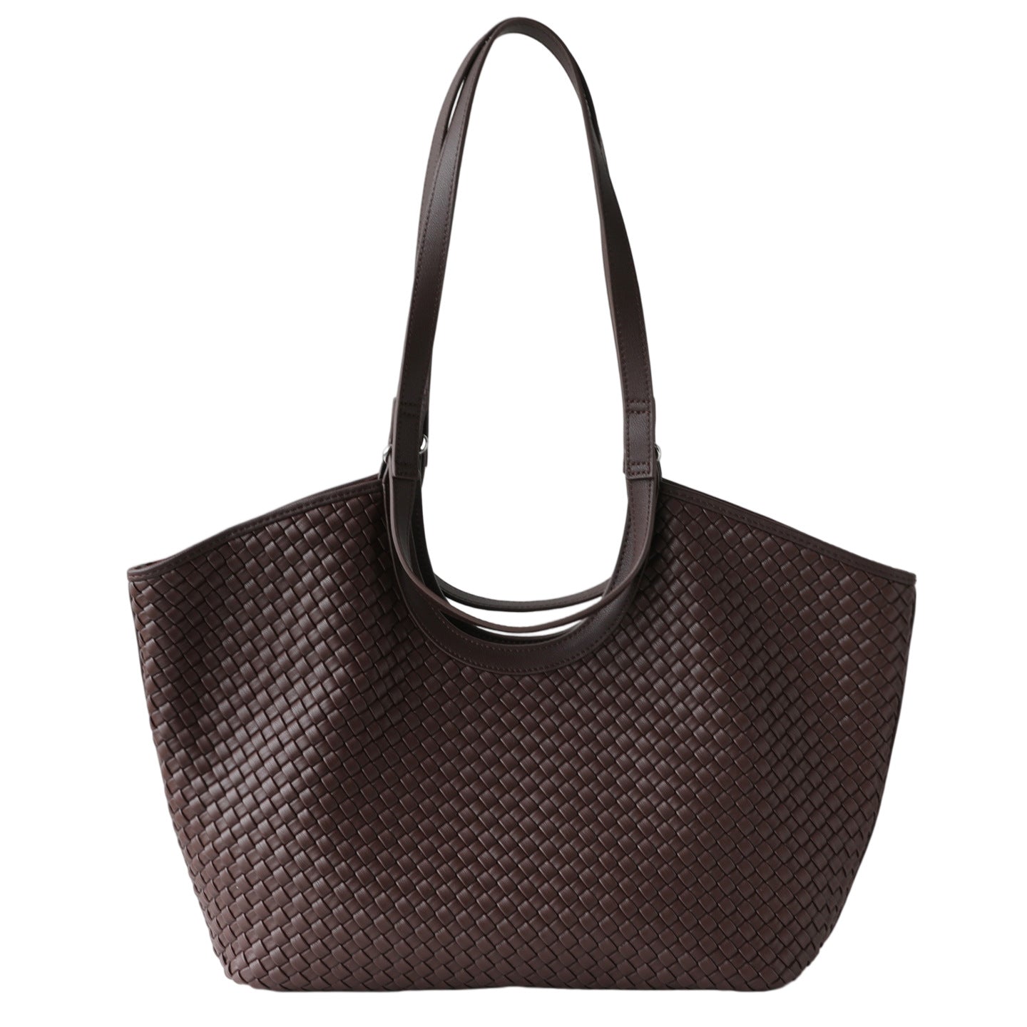 Women's Large Capacity Totes Woven Loose Handbags