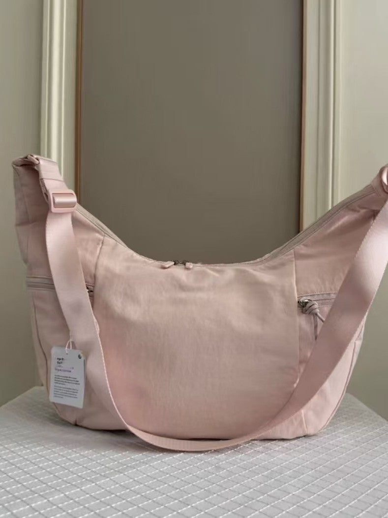 Croissant Underarm Large Capacity Nylon Dumpling Bags